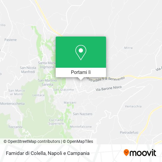Mappa Famidar di Colella