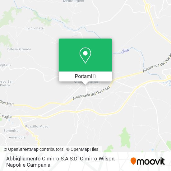 Mappa Abbigliamento Cimirro S.A.S.Di Cimirro Wilson