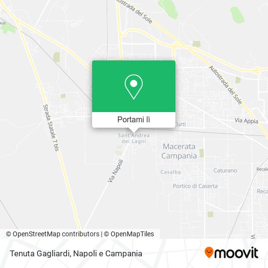 Mappa Tenuta Gagliardi