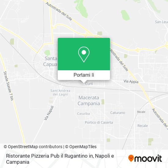 Mappa Ristorante Pizzeria Pub il Rugantino in