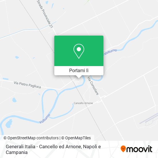 Mappa Generali Italia - Cancello ed Arnone