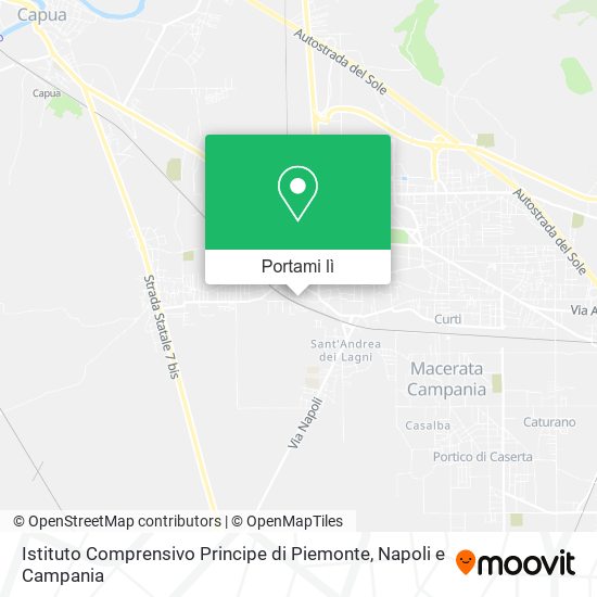 Mappa Istituto Comprensivo Principe di Piemonte