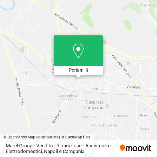 Mappa Marel Group - Vendita - Riparazione - Assistenza - Elettrodomestici