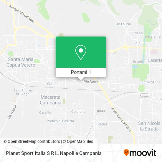 Mappa Planet Sport Italia S R L