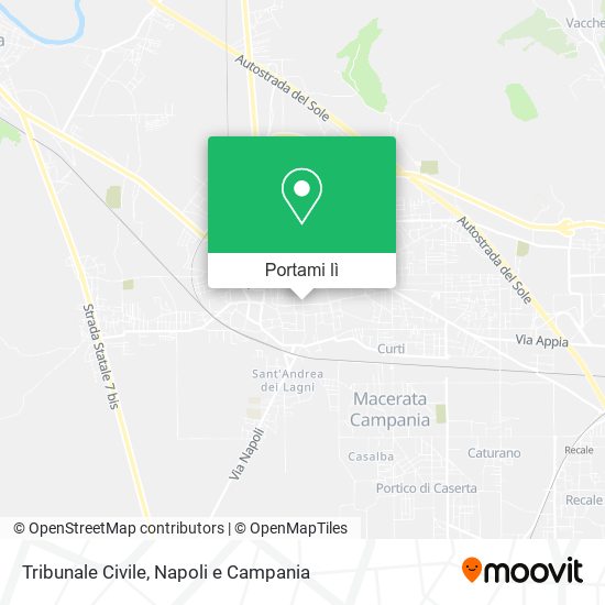 Mappa Tribunale Civile