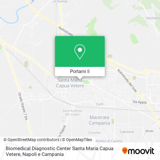 Mappa Biomedical Diagnostic Center Santa Maria Capua Vetere