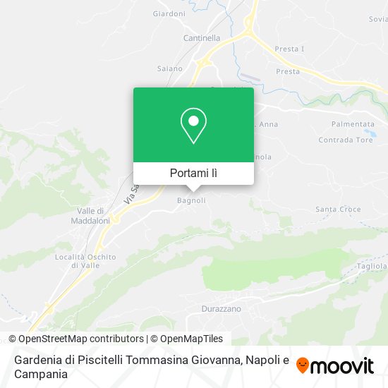 Mappa Gardenia di Piscitelli Tommasina Giovanna