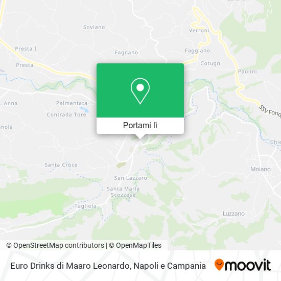 Mappa Euro Drinks di Maaro Leonardo