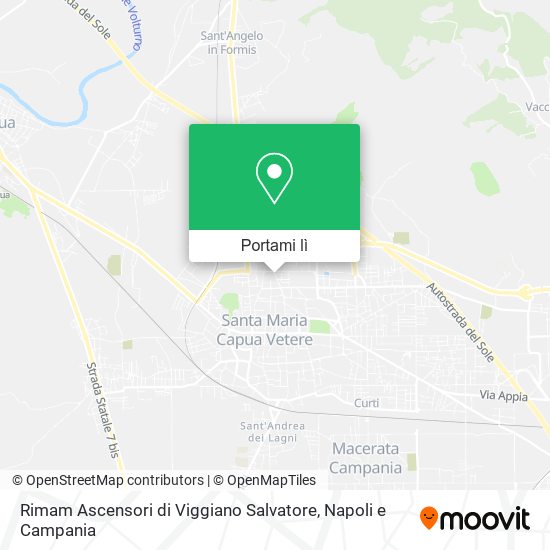 Mappa Rimam Ascensori di Viggiano Salvatore