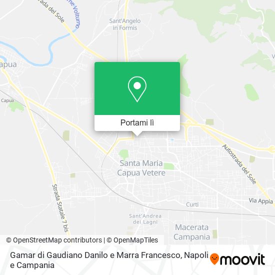 Mappa Gamar di Gaudiano Danilo e Marra Francesco