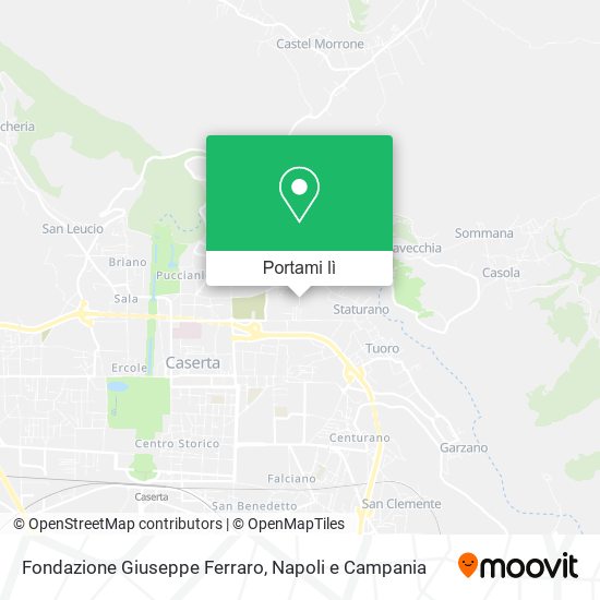 Mappa Fondazione Giuseppe Ferraro