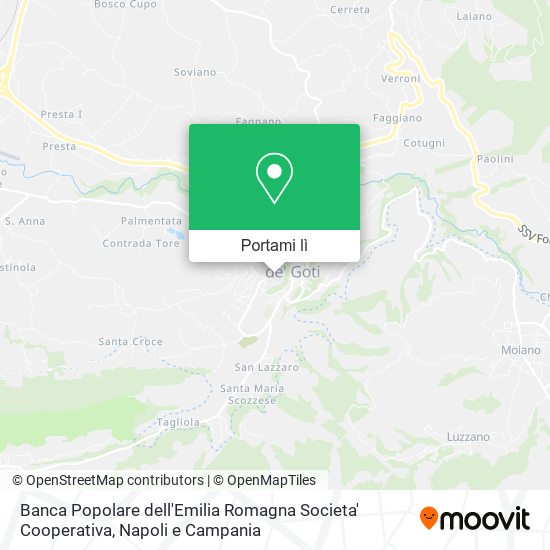 Mappa Banca Popolare dell'Emilia Romagna Societa' Cooperativa