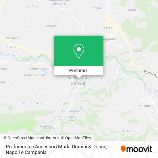 Mappa Profumeria e Accessori Moda Uomini & Donne