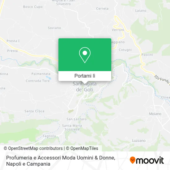 Mappa Profumeria e Accessori Moda Uomini & Donne