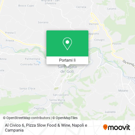 Mappa Al Civico 6, Pizza Slow Food & Wine