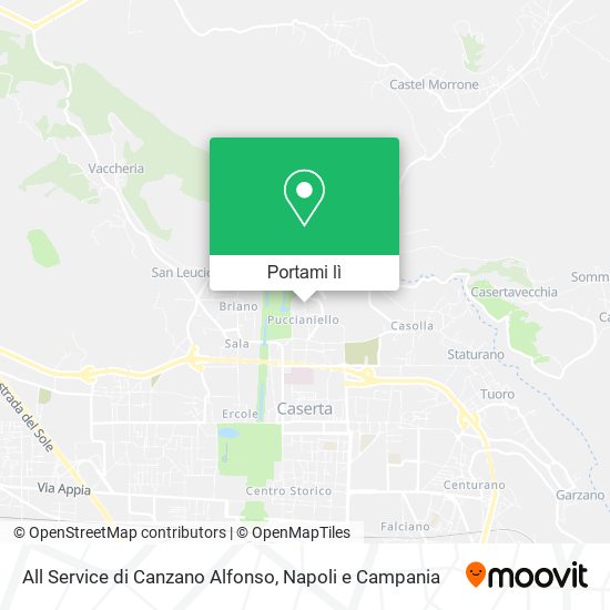 Mappa All Service di Canzano Alfonso