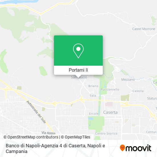 Mappa Banco di Napoli-Agenzia 4 di Caserta