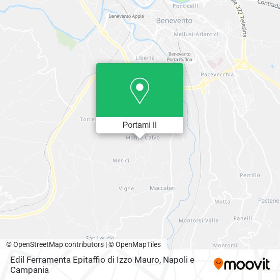 Mappa Edil Ferramenta Epitaffio di Izzo Mauro