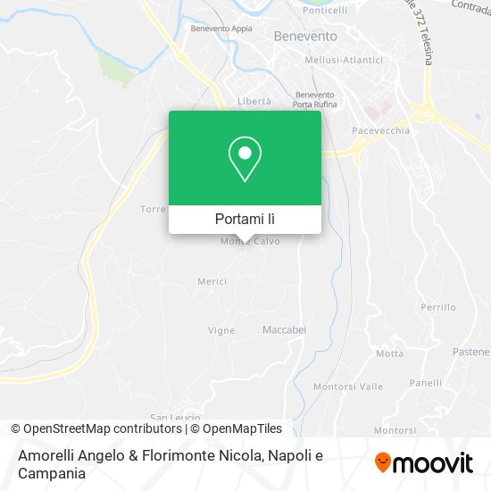 Mappa Amorelli Angelo & Florimonte Nicola