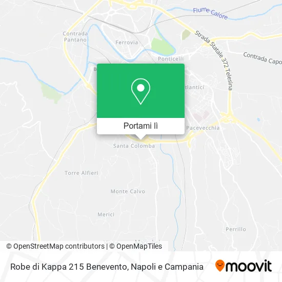 Mappa Robe di Kappa 215 Benevento