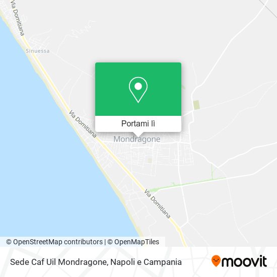 Mappa Sede Caf Uil Mondragone
