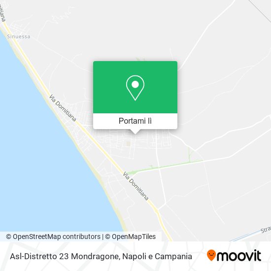 Mappa Asl-Distretto 23 Mondragone