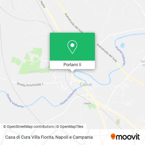 Mappa Casa di Cura Villa Fiorita