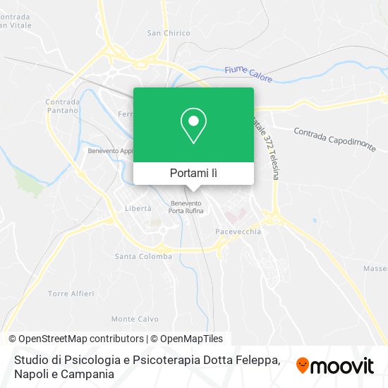 Mappa Studio di Psicologia e Psicoterapia Dotta Feleppa