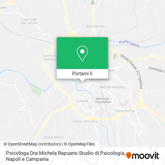 Mappa Psicologa Dra Michela Rapuano Studio di Psicologia