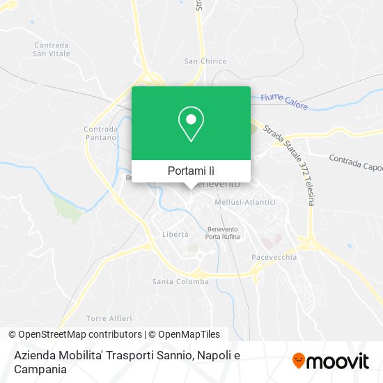 Mappa Azienda Mobilita' Trasporti Sannio