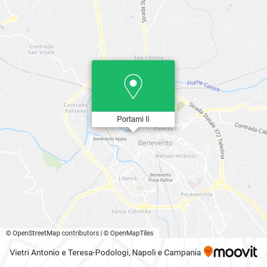 Mappa Vietri Antonio e Teresa-Podologi