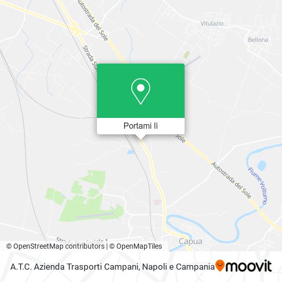 Mappa A.T.C. Azienda Trasporti Campani