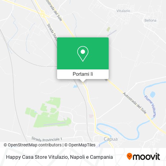 Mappa Happy Casa Store Vitulazio