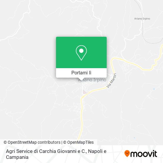 Mappa Agri Service di Carchia Giovanni e C.