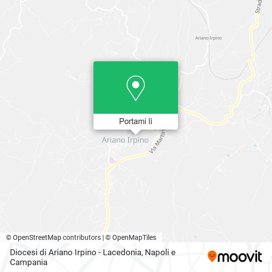 Mappa Diocesi di Ariano Irpino - Lacedonia