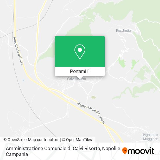 Mappa Amministrazione Comunale di Calvi Risorta