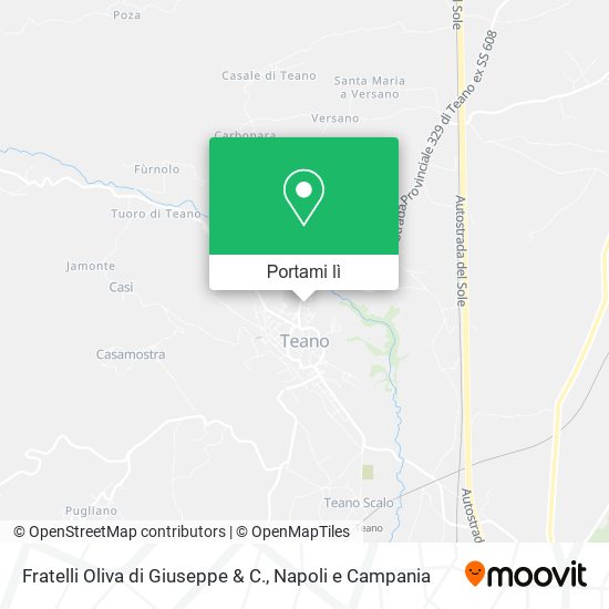 Mappa Fratelli Oliva di Giuseppe & C.