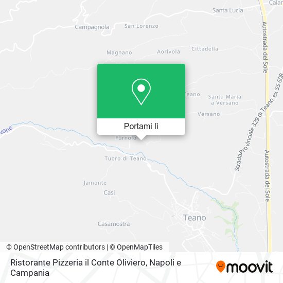Mappa Ristorante Pizzeria il Conte Oliviero