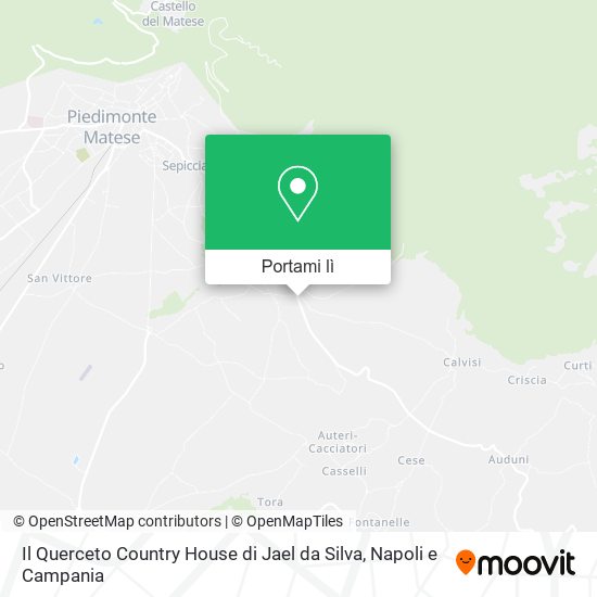 Mappa Il Querceto Country House di Jael da Silva