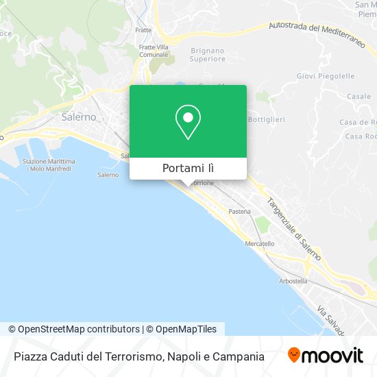 Mappa Piazza Caduti del Terrorismo