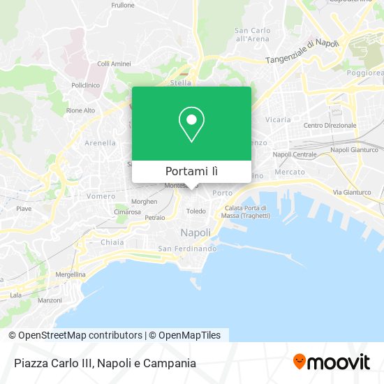 Mappa Piazza Carlo III