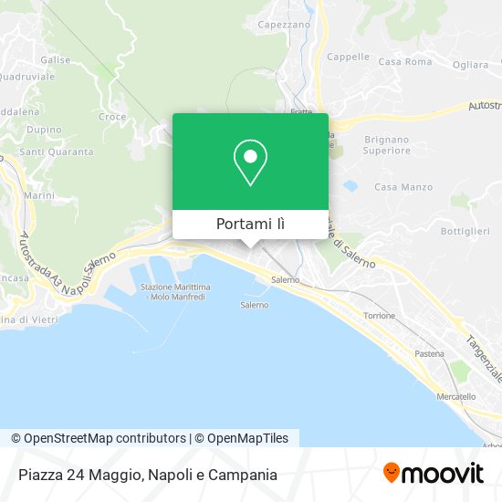 Mappa Piazza 24 Maggio