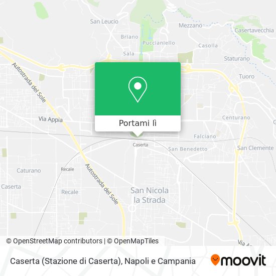 Mappa Caserta (Stazione di Caserta)