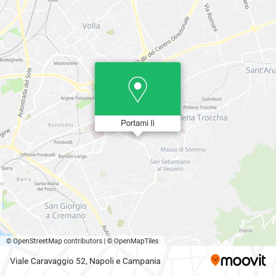 Mappa Viale Caravaggio  52