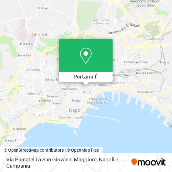 Mappa Via Pignatelli a San Giovanni Maggiore