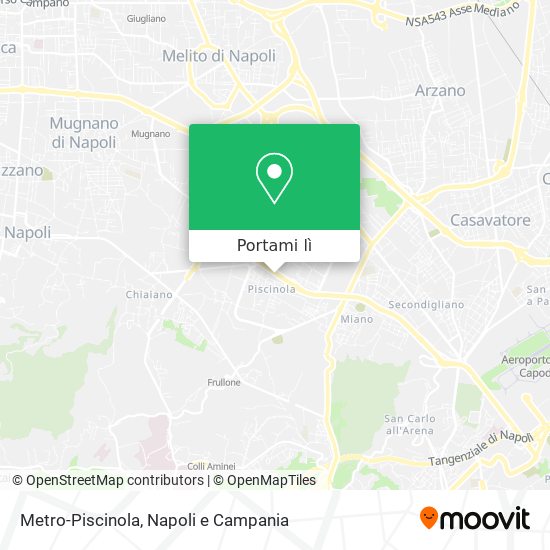 Mappa Metro-Piscinola