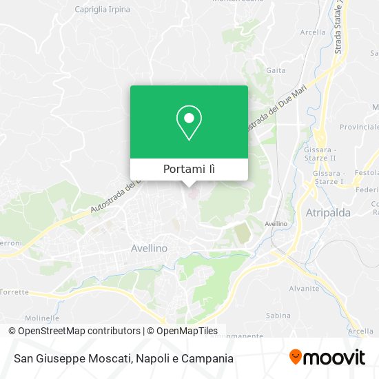 Mappa San Giuseppe Moscati