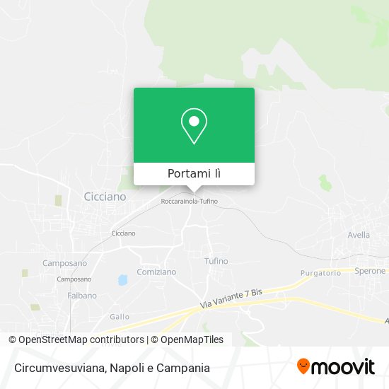 Mappa Circumvesuviana