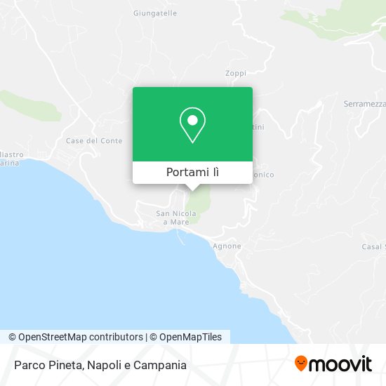 Mappa Parco Pineta