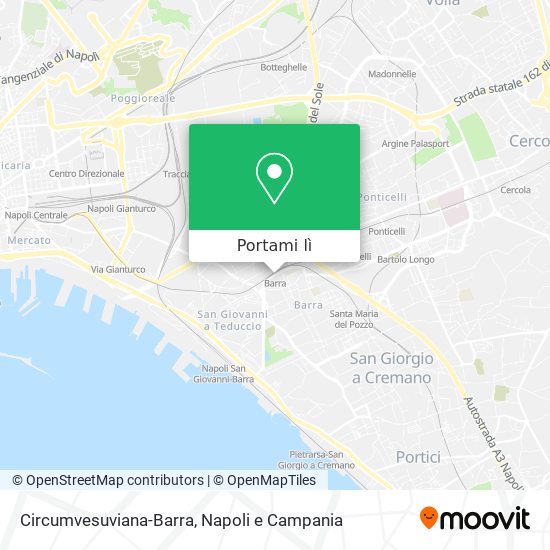 Mappa Circumvesuviana-Barra